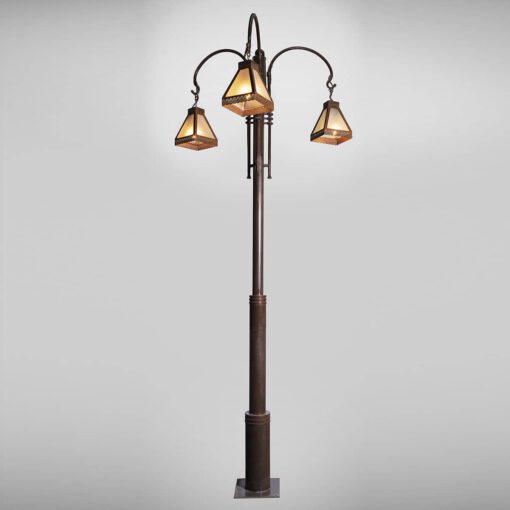 עמוד למפיונה חלק עם 3 אהילים