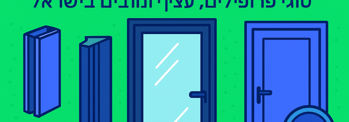 דלתות אלומיניום בלגי: סוגי פרופילים, עיצובים ומחירים בישראל